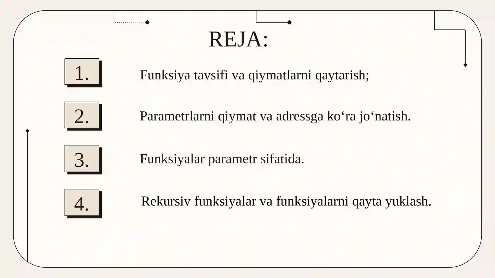 Funksiyalar 2