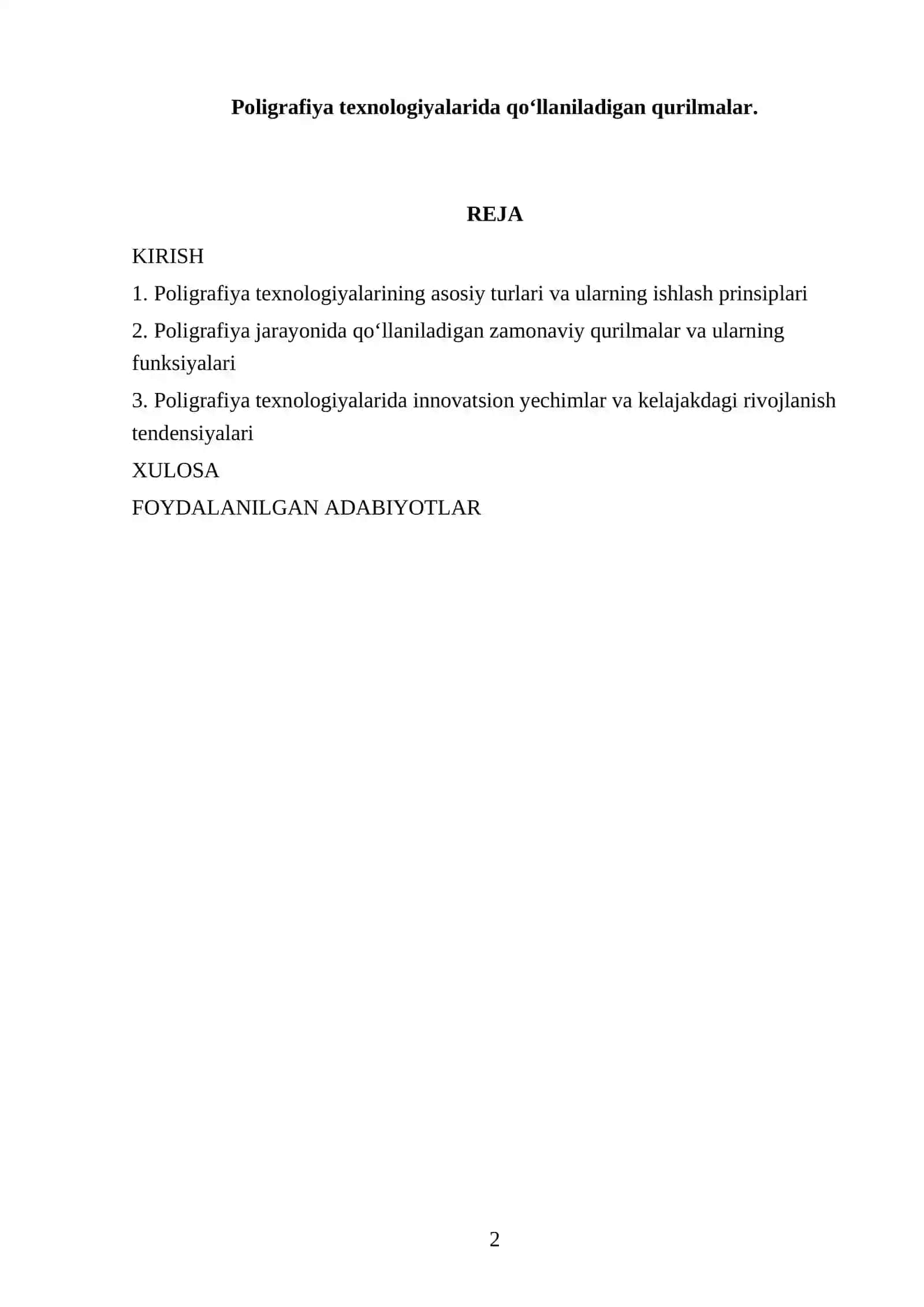 Poligrafiya texnologiyalarida qo‘llaniladigan qurilmalar 2