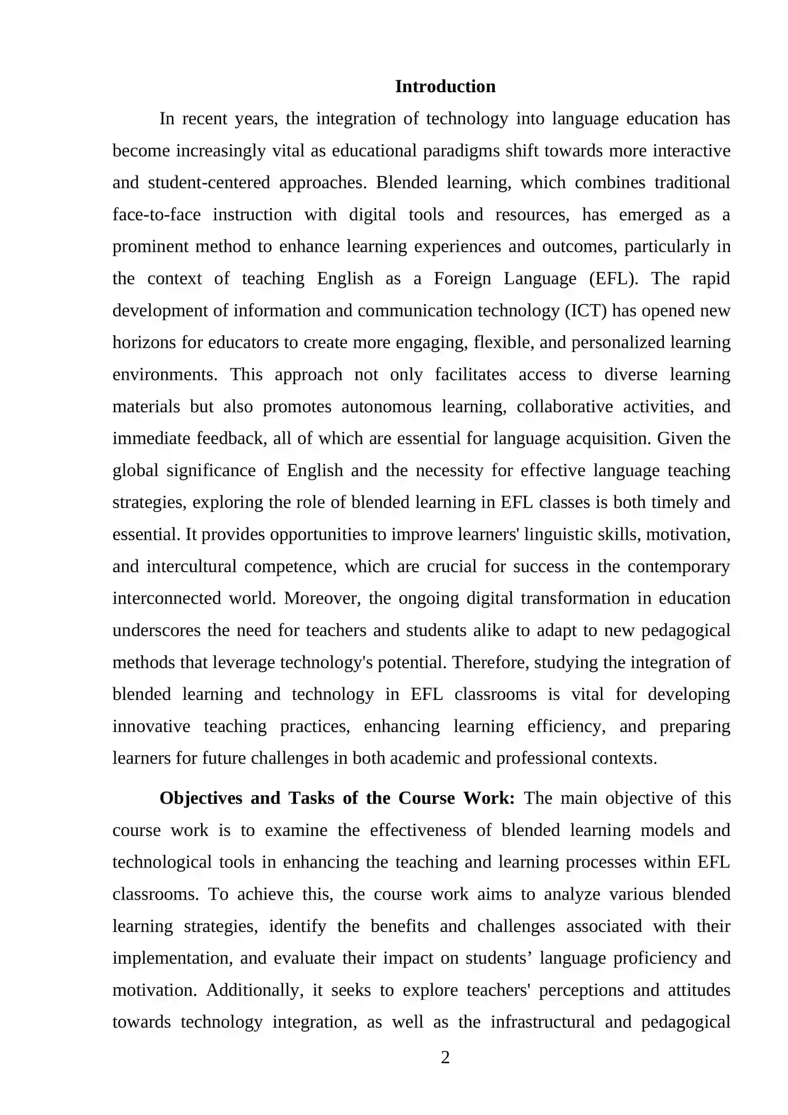 BLENDED LEARNING AND TECHNOLOGY INTEGRATION IN EFL CLASSES 2