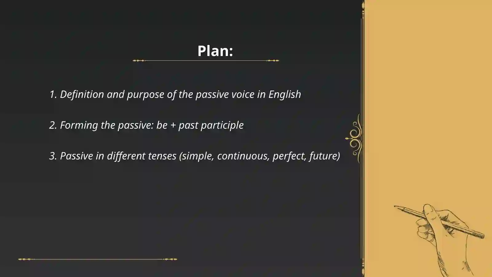 Passive voice 2
