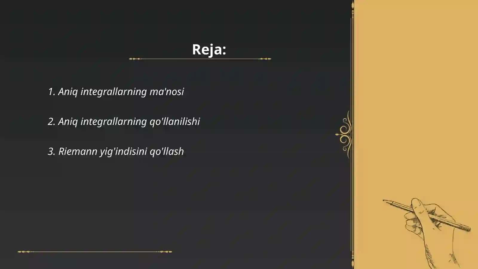 Aniq integrallarni taqribiy hisoblash 2