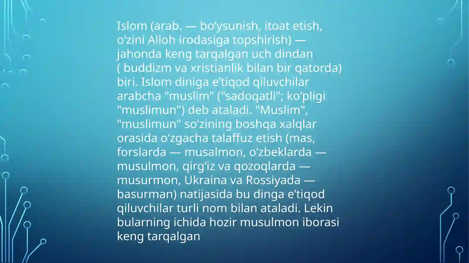Islom dini ta’limoti 2