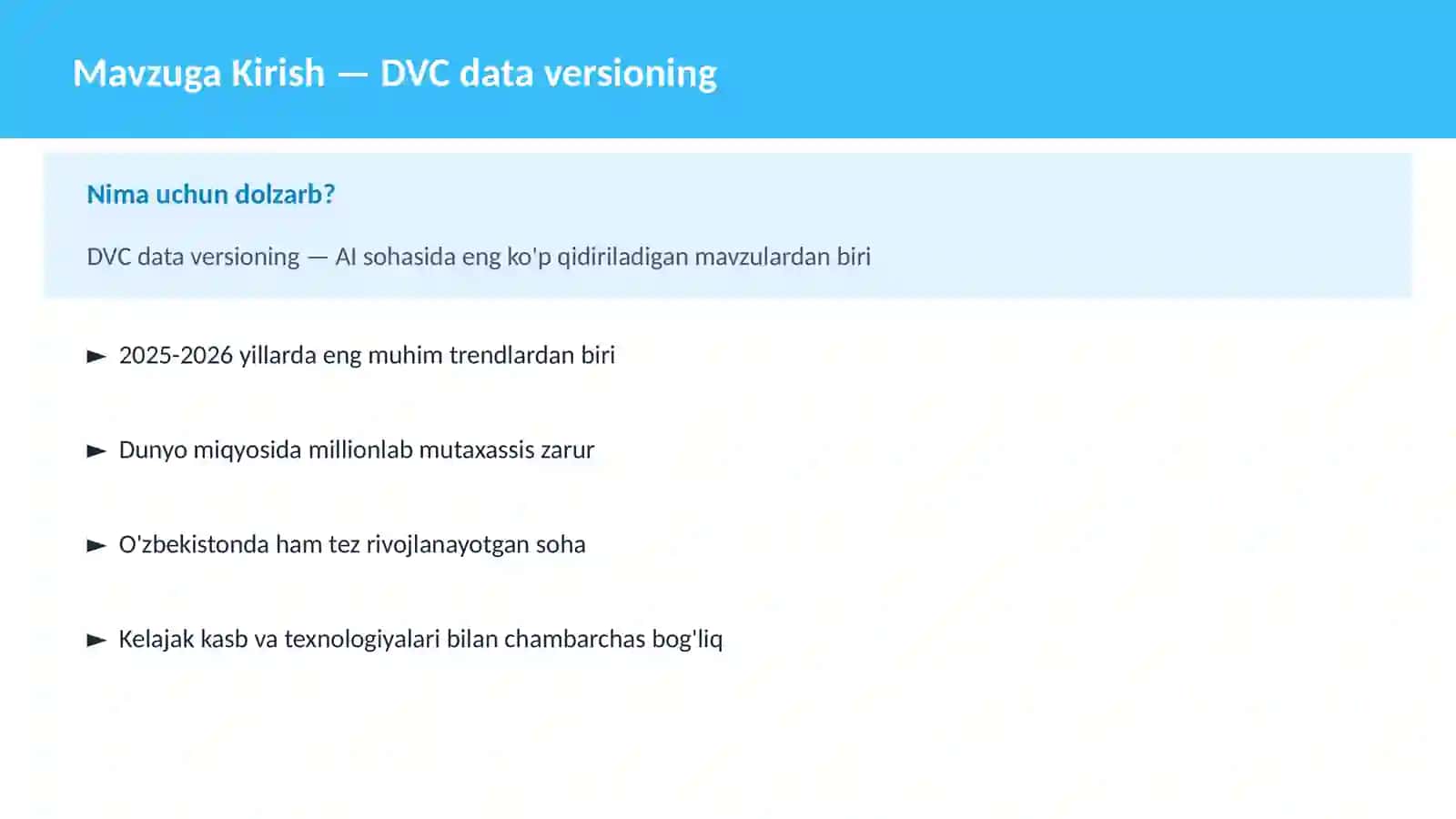 DVC data versioning 2