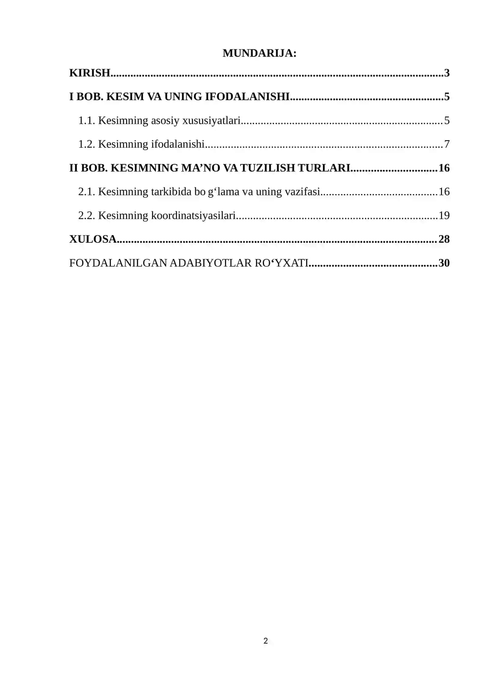 KESIM VA UNING OʻZBEK TILSHUNOSLIGIDAGI TADQIQI 2