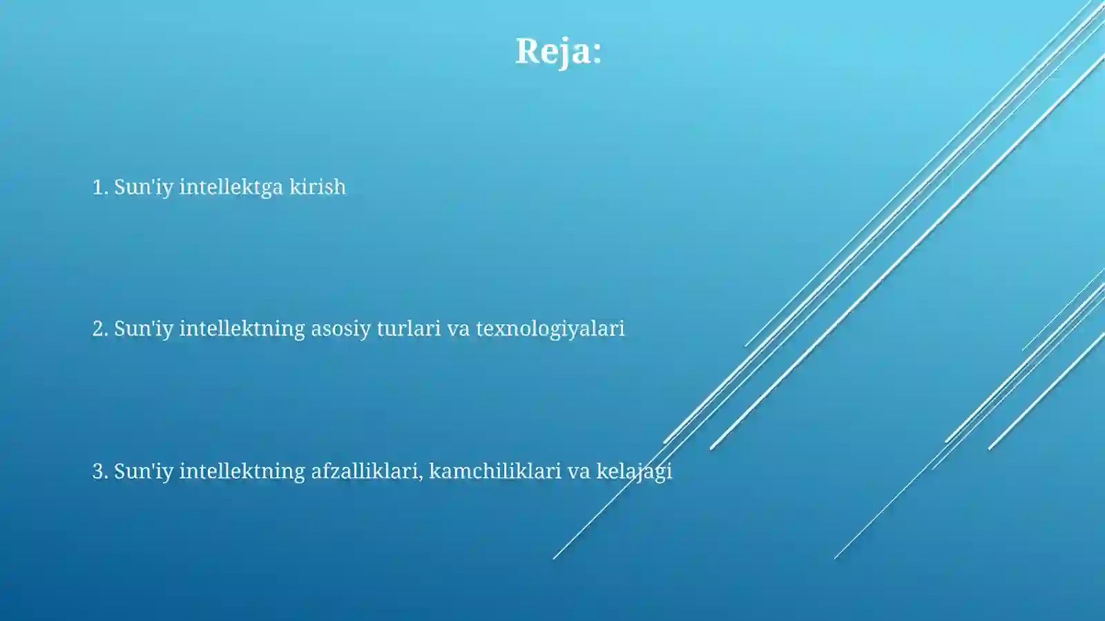 Sun'iy intellekt 2