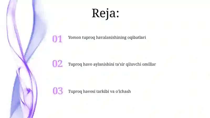 Tuproqning havo hossalari va havo rejimini aniqlash 2