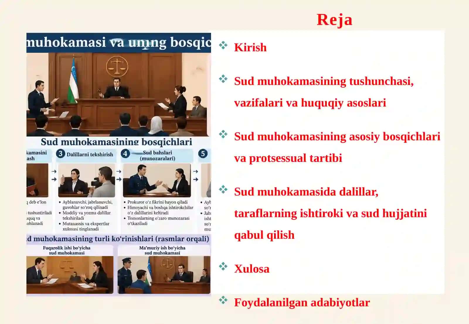 Sud muhokamasi va uning bosqichlari 2