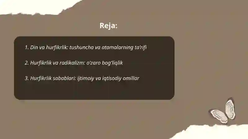 Din va hurfikrlik 2