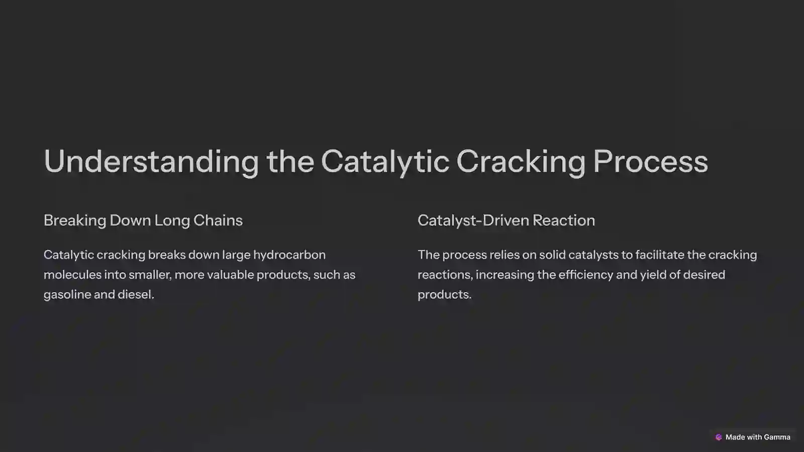Catalytic Cracking A Comprehensive Overview 2
