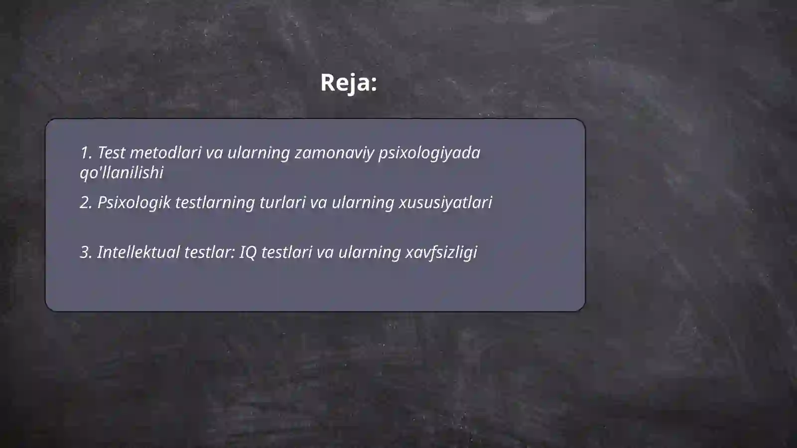Zamonaviy Psixologiya Tarmoqlarida Tadqiqot Metodlarini Qo’llanishi: Test Metodi 2