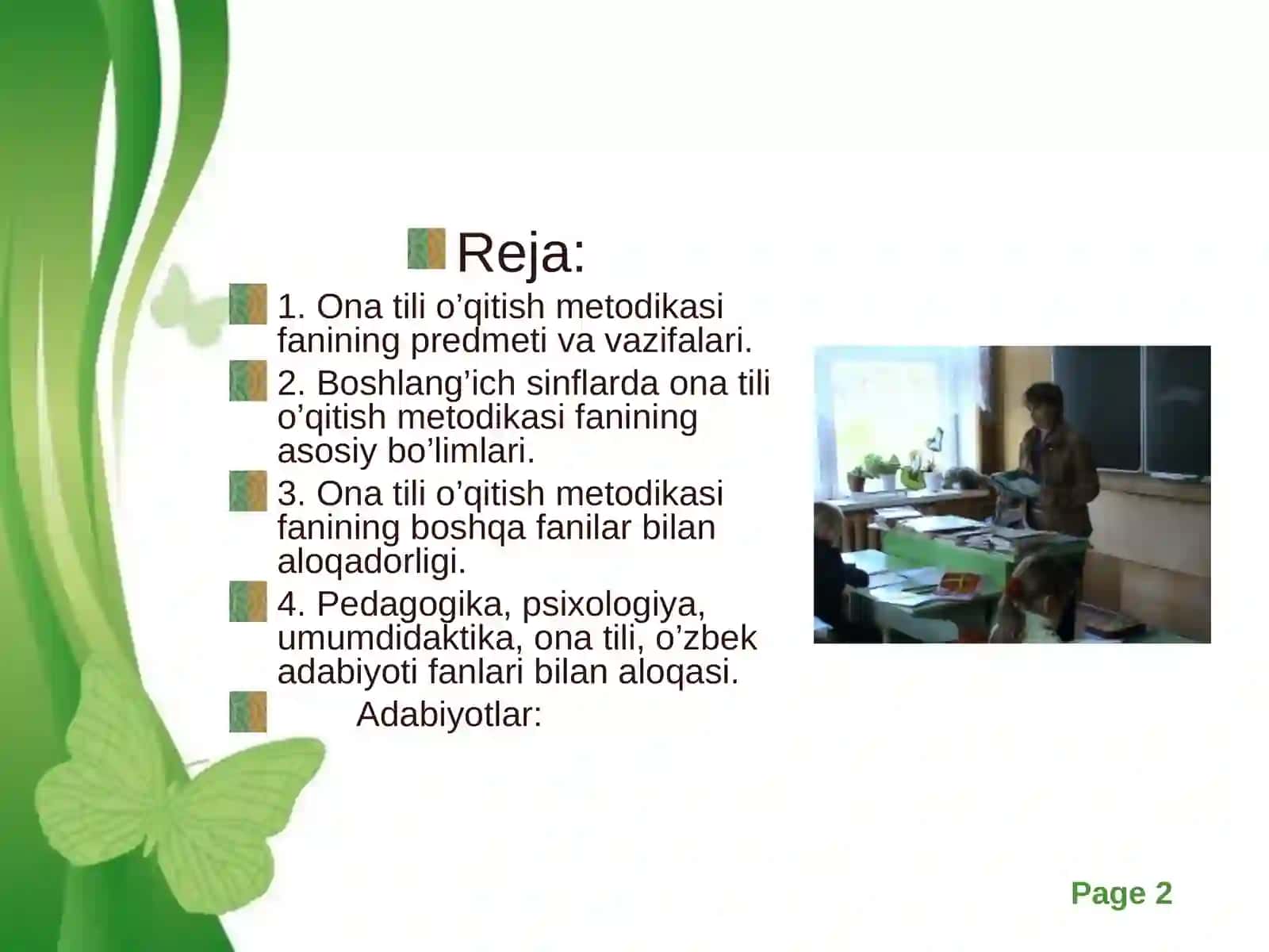 Boshlang`ich sinflardaona tilio’qitishtarixidan 2
