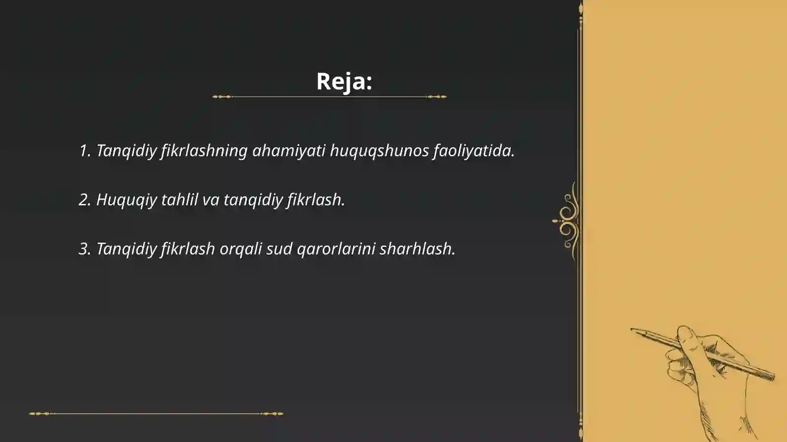 Tanqidiy fikrlashning huquqshunos faoliyatidagi roli 2