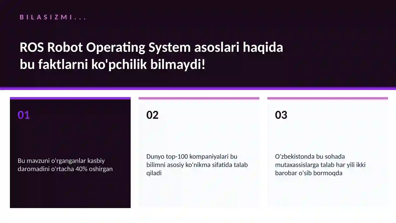 ROS Robot Operating System asoslari 2
