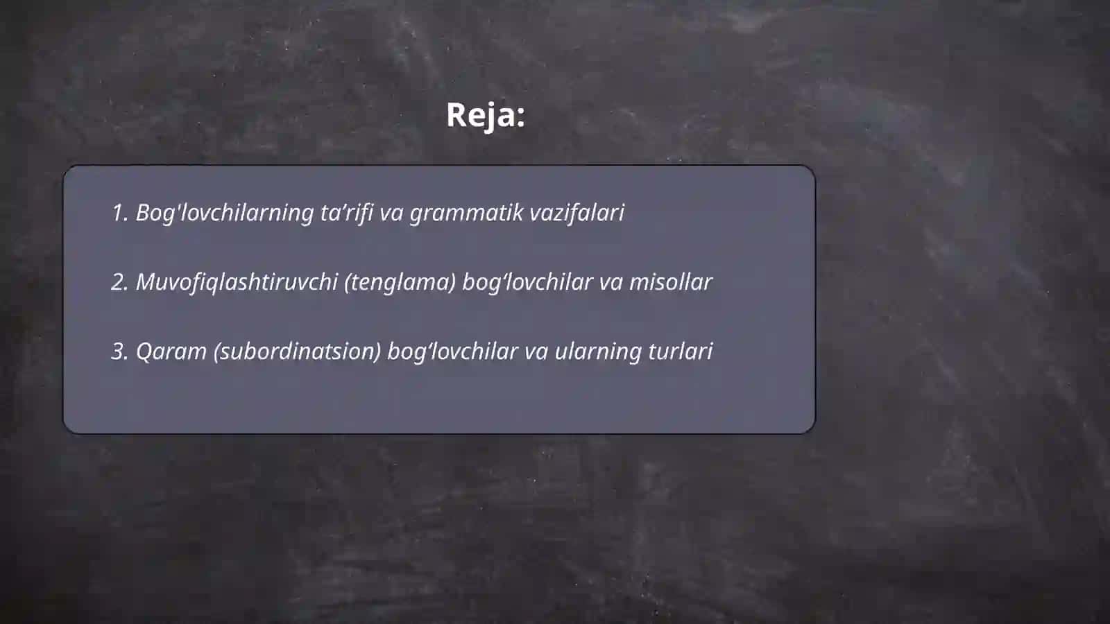Bog'lovchilar 2