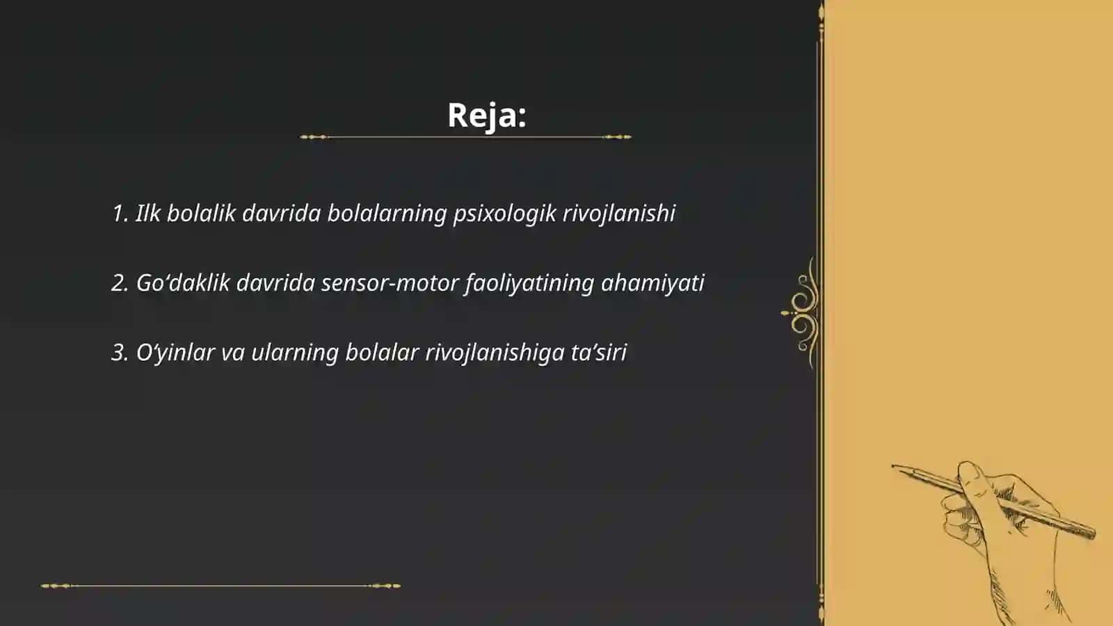 Goʼdaklik va ilk bolalik davridagi bolalar va ularning yetakchi faoliyati 2