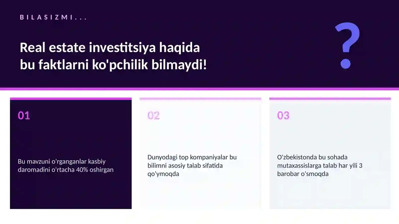 Real estate investitsiya 2