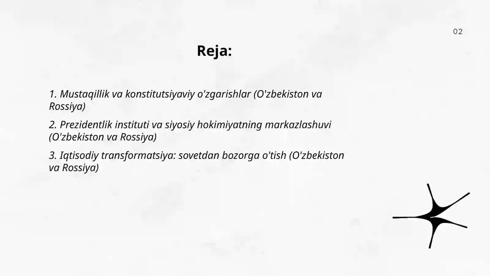 O'zbekistonda va Rossiyada yuz bergan o'zgarishlar 2