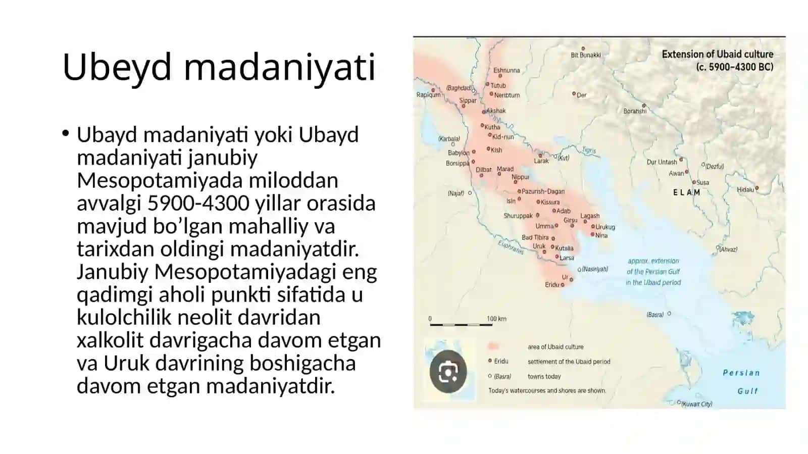 Old Osiyoning neolit davri arxeologiyasiUbeyd madaniyati 2