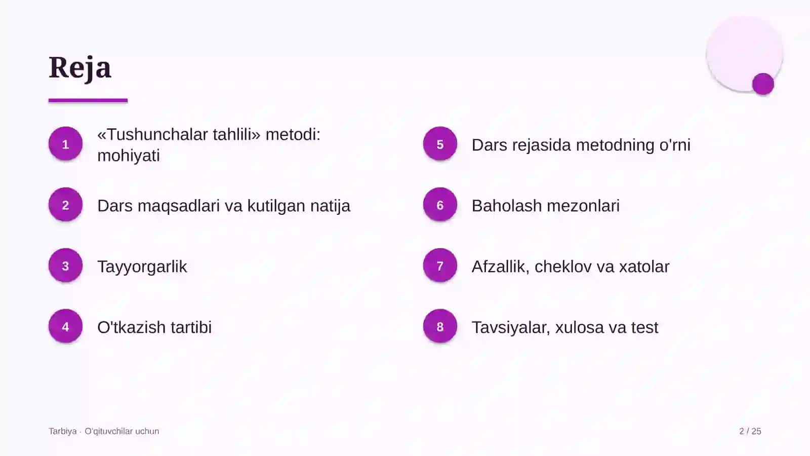tarbiya darslarida tushunchalar tahlili metodidan foydalanish 7704 2