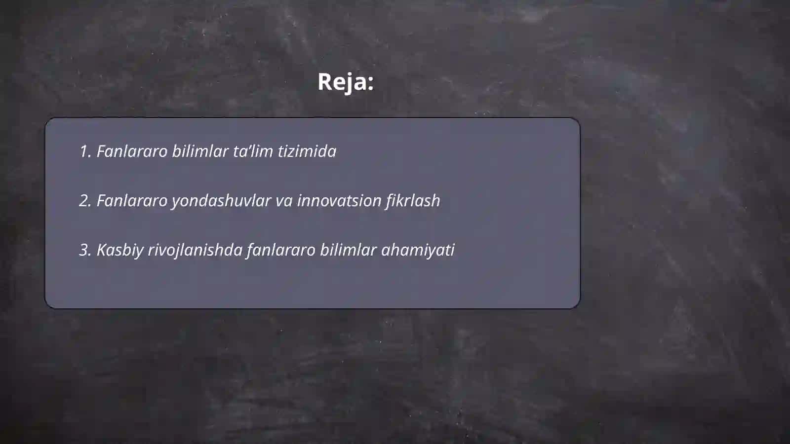 Akademik koʻnikmalar va kasbiy kompetentlik fanidan tayyorlagan taqdimoti 2