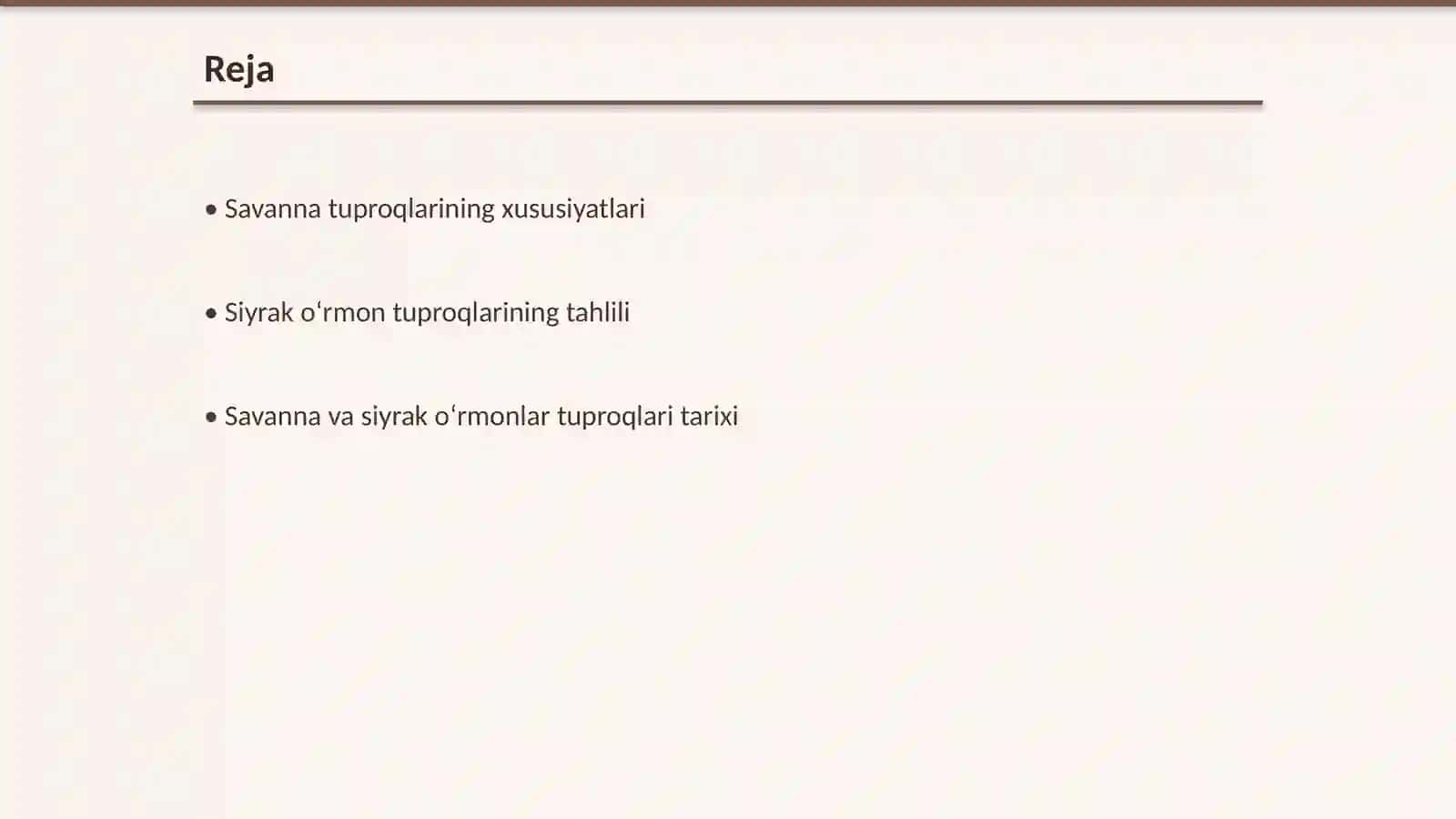 Savanna va siyrak oʻrmonlar tuproqlari 2