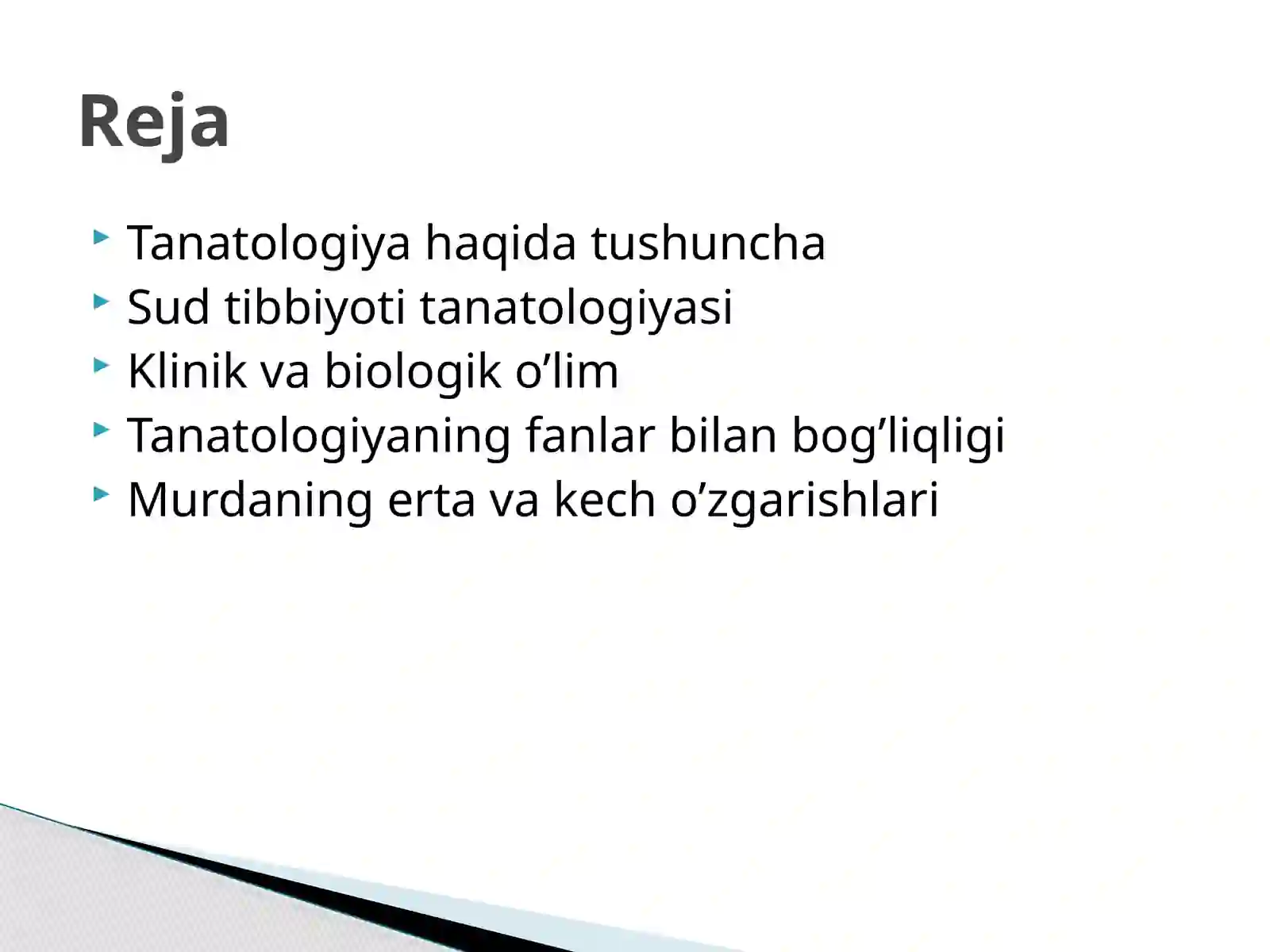 Murdaning sud-tibbiy ekspertizasi 2