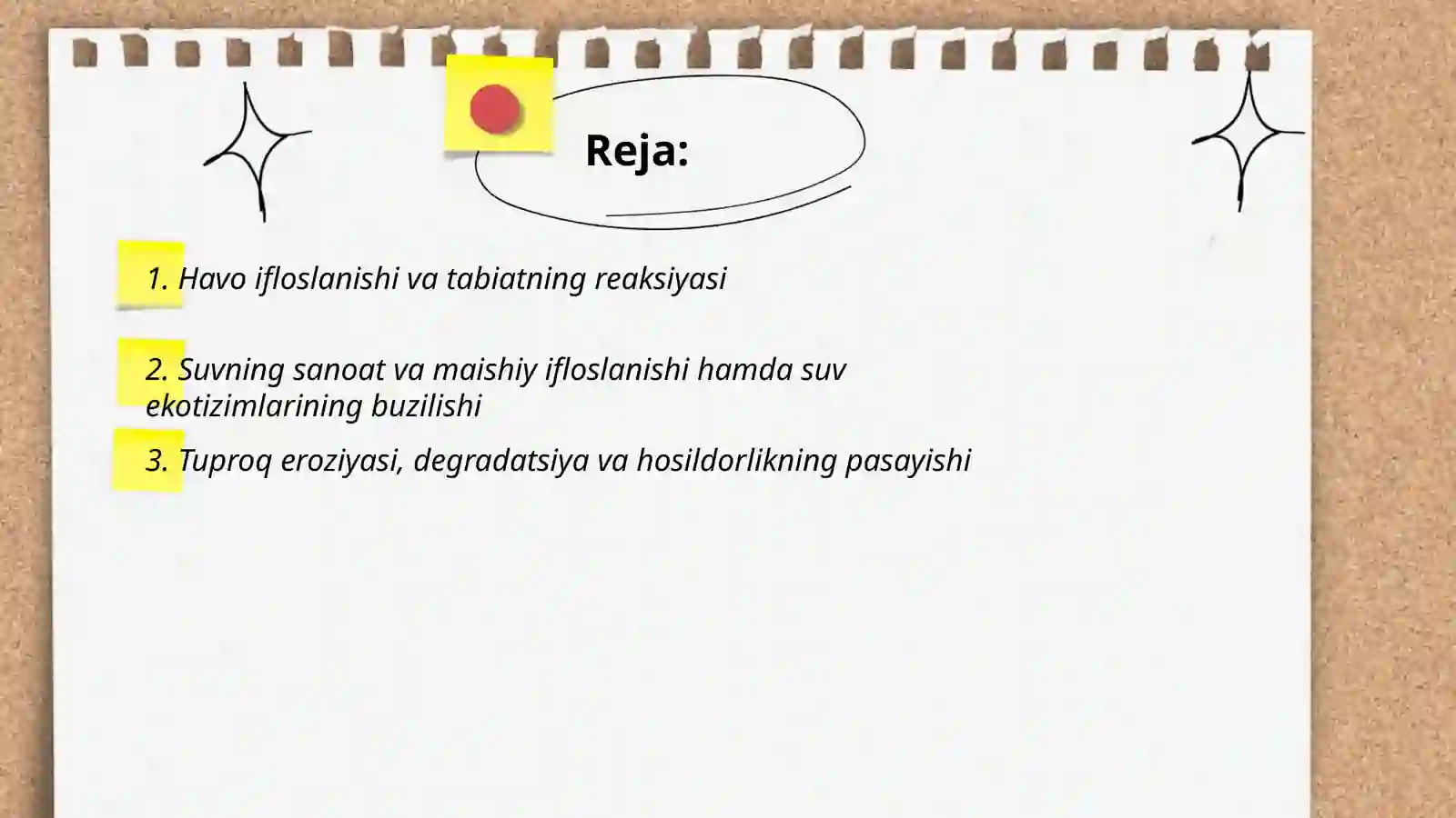 Inson faoliyatining tabiatga ta'siri va tabiatning javobi 2