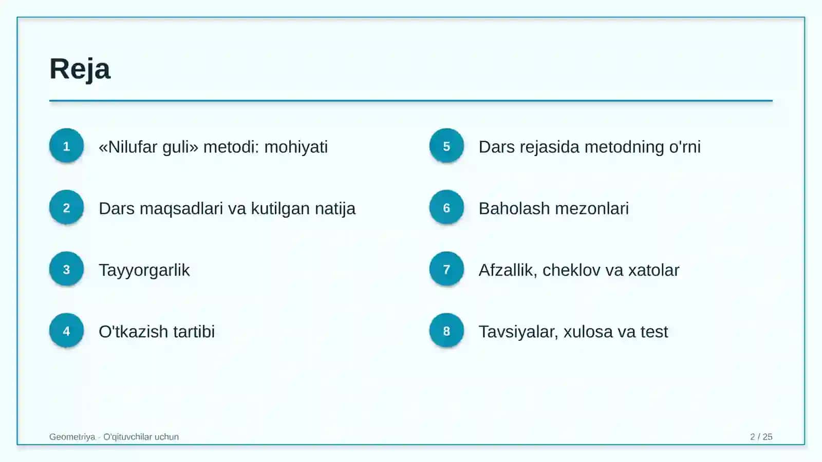 geometriya darslarida nilufar guli metodidan foydalanish 7478 2