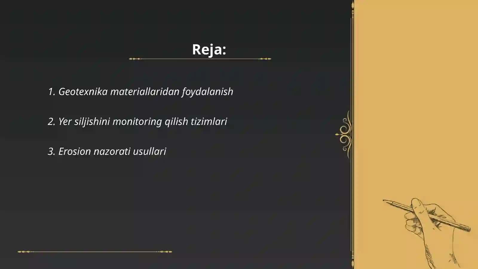 Geotexnika materiallaridan foydalanish 2