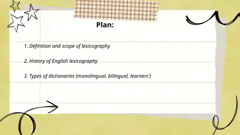 Lexicography 2