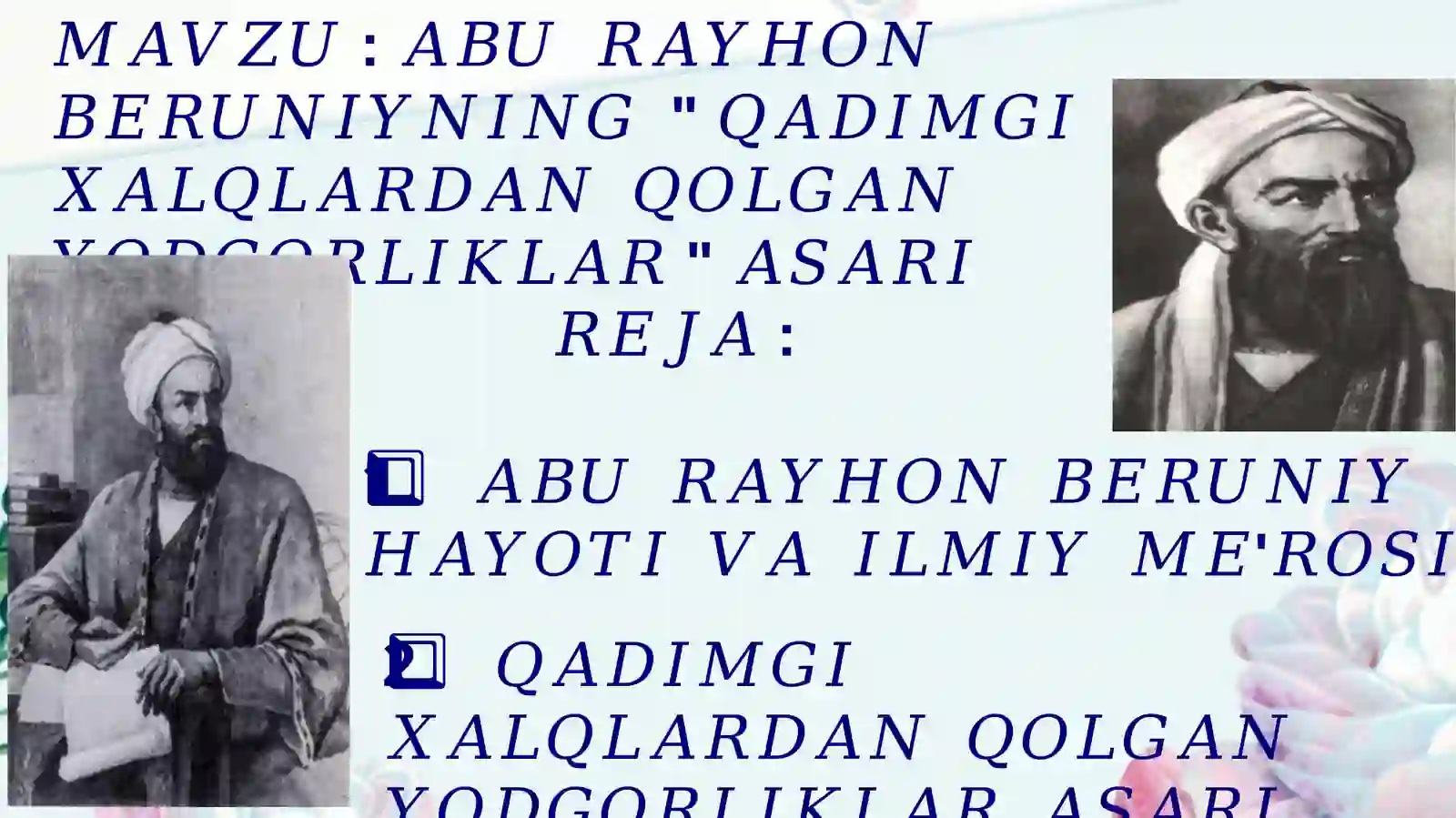 Abu Rayhon Beruniy 2