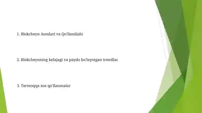 Blokcheyn texnologiyasidan foydalanish xususiyatlari 2