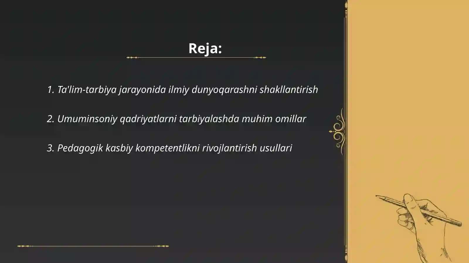 Ta'lim Tarbiya Jarayonida Ilmiy va Umuminsoniy Dunyoqarashlarni Shakllantirish 2
