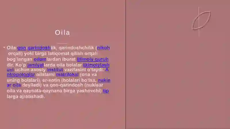 Oila va uning vazifalari 2