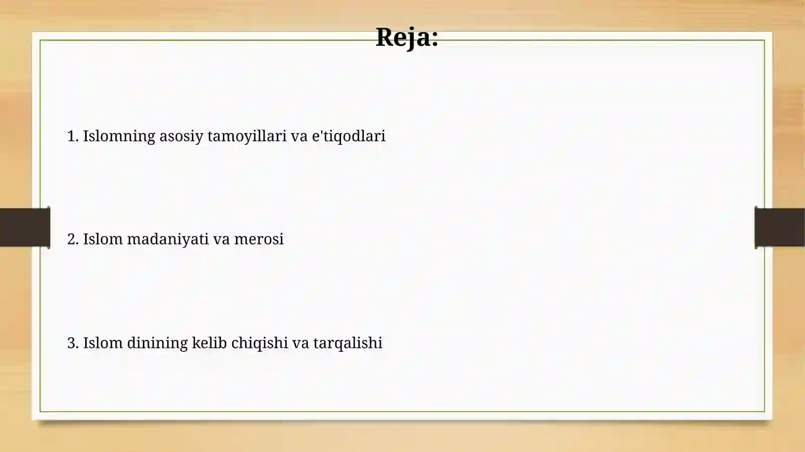 Islomiydinlar 2