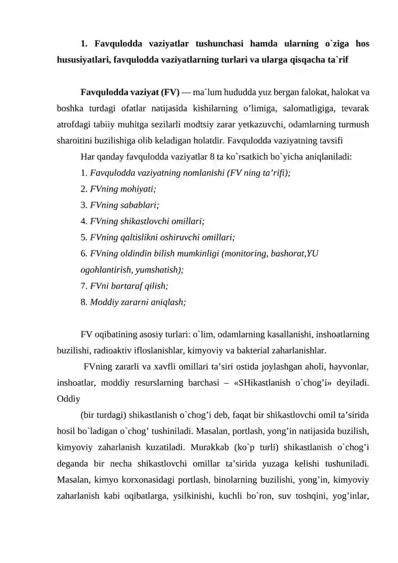 . Fuqaro muhofazasining asosiy vazifalari, FM tashkilotining tarkibiy tuzilishi 2