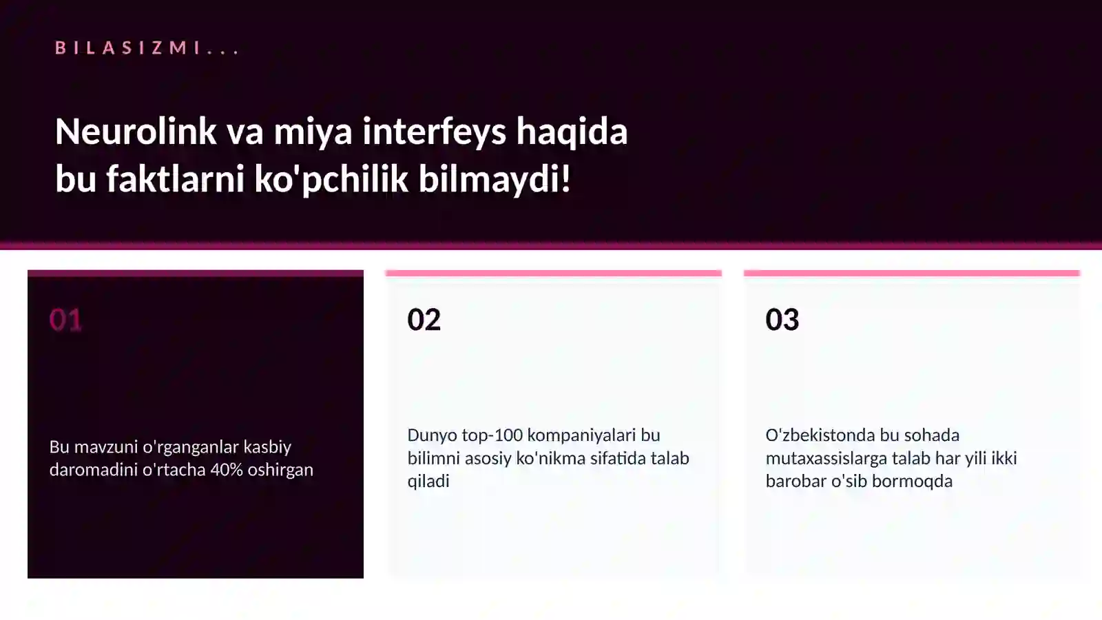 Neurolink va miya interfeys 2