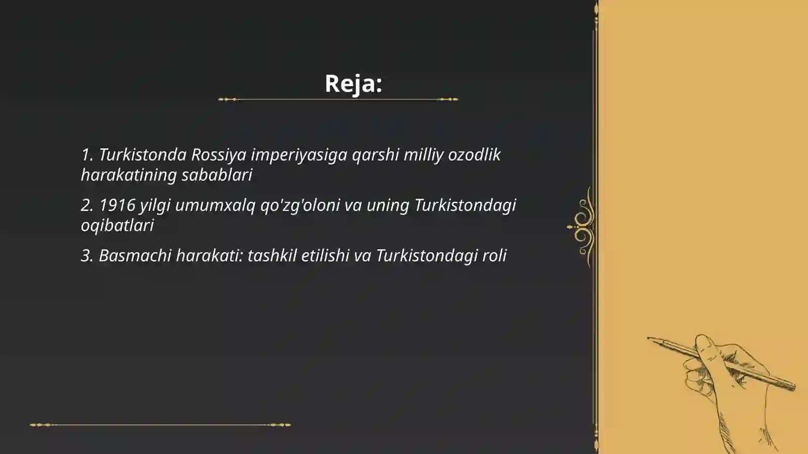 Turkistonda Rossiya imperiyasiga qarshi milliy ozodlik harakati 2