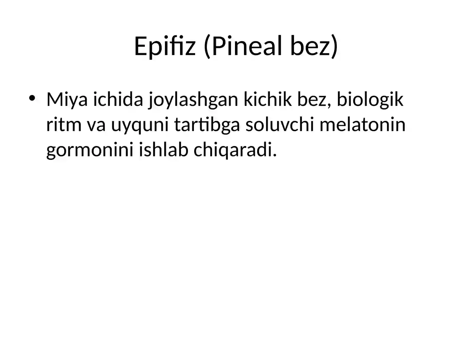 Gipofiz (Pituitariya) 2