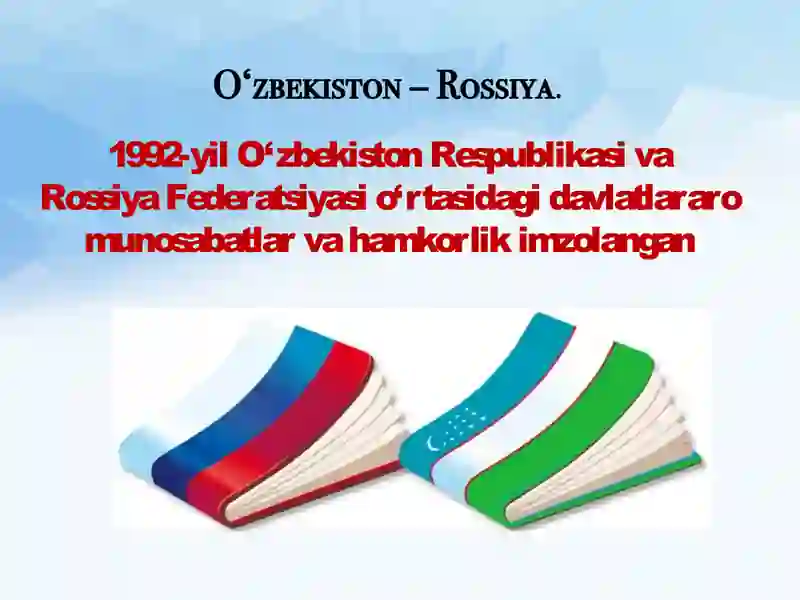 O‘zbekiston–Rossiya munosabatlari 2