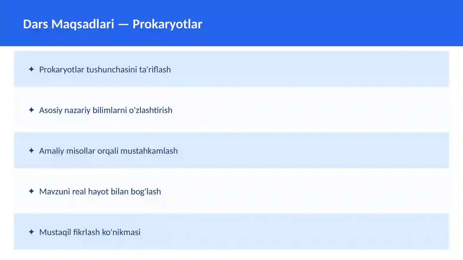 Hujayra tuzilishi 2