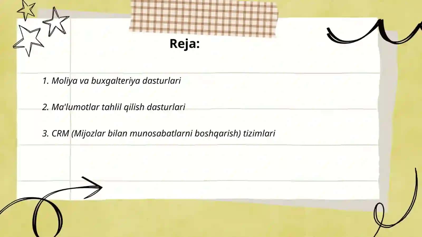 Moliya va buxgalteriya dasturlari 2