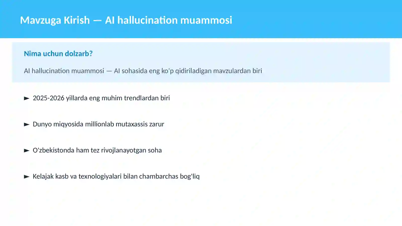 AI hallucination muammosi 2