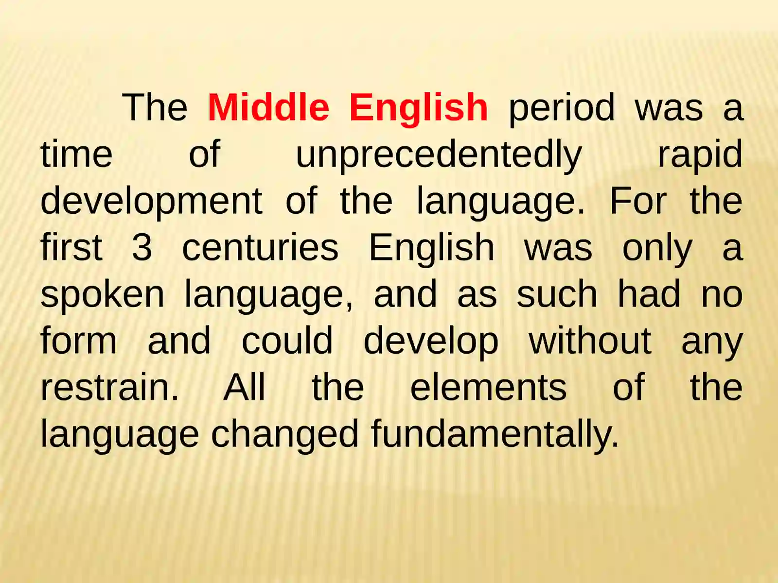 Middle English 2