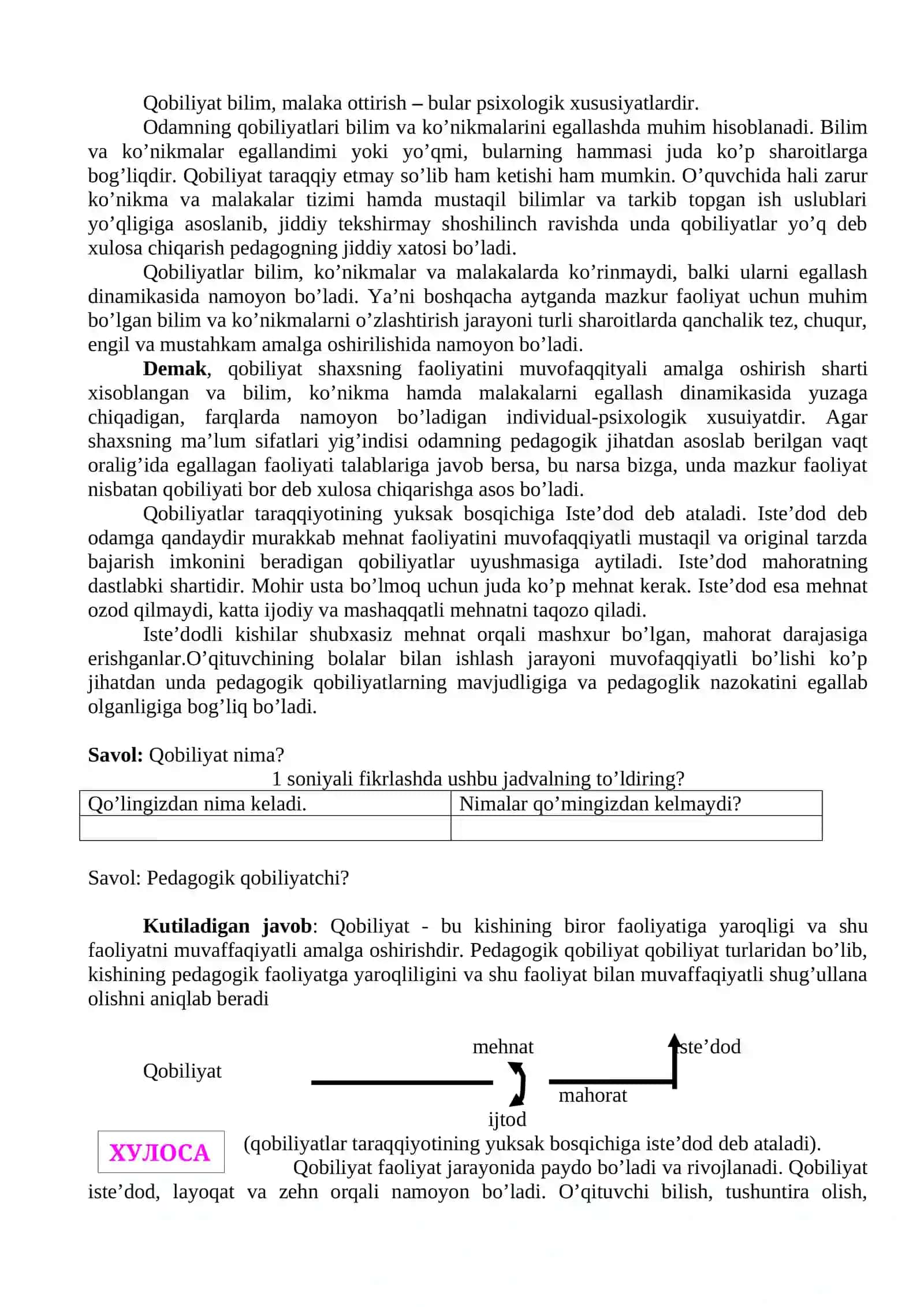 O’qituvchi faoliyatida pedagogik va kommunikativ qobiliyat 2