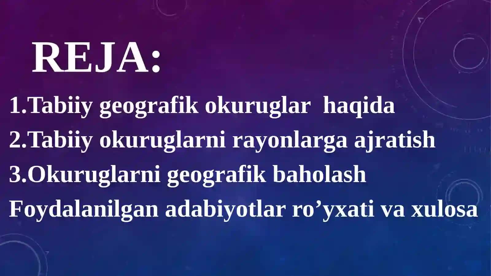 O’zbekistontabiiygeografikokuruglarinio’rganish 2