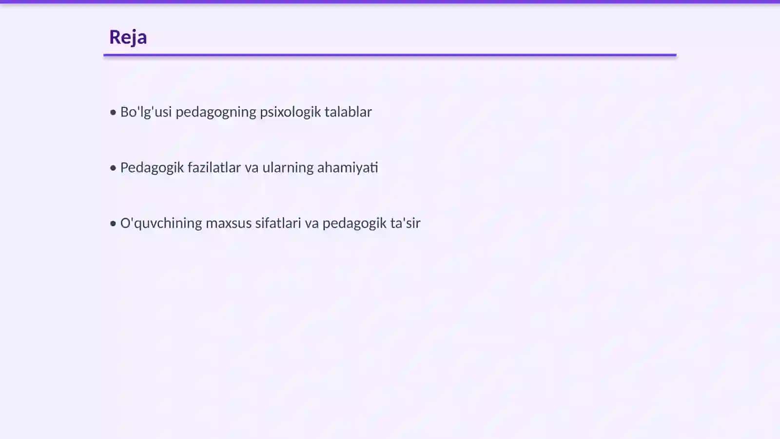 Pedagog psixologiyasi 2