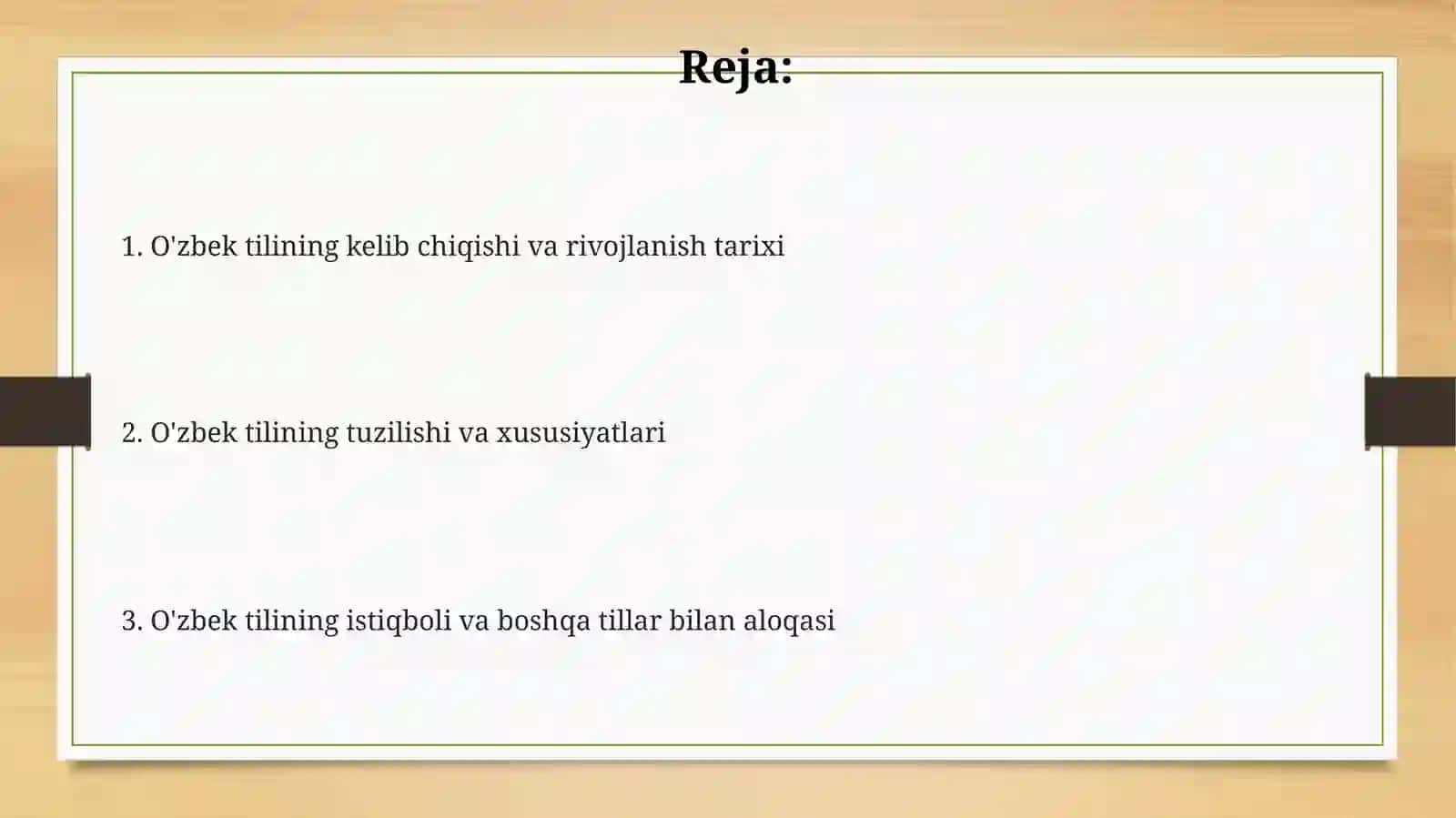 O'zbek tili derivatsiyasi 2