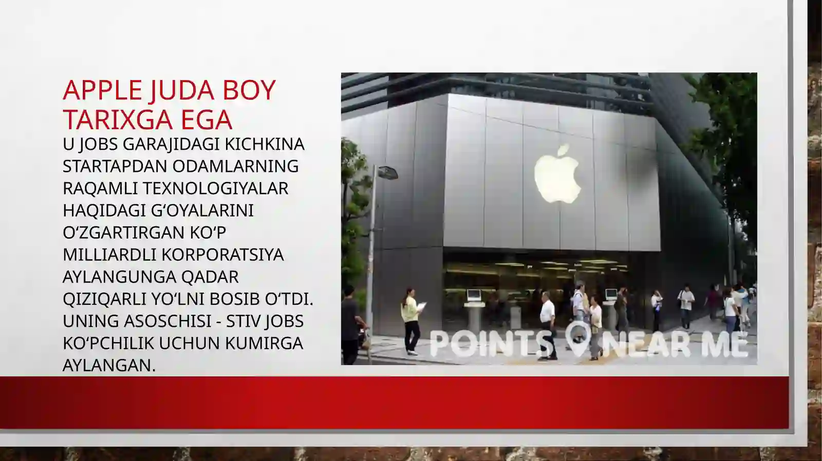 Apple kompaniyasi. 2