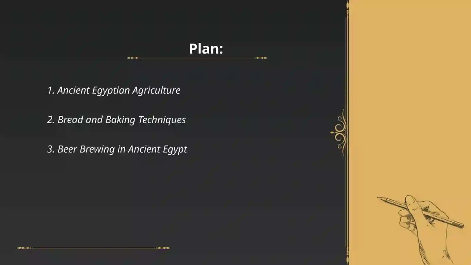 Ancient Egyptian meal 2